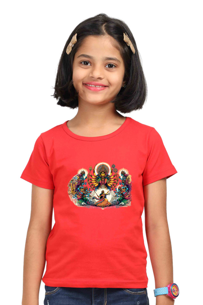 Durga’s Eternal Glory | Girls - Blooming Yellow
