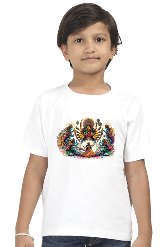 Durga’s Eternal Glory | Boys - Blooming Yellow