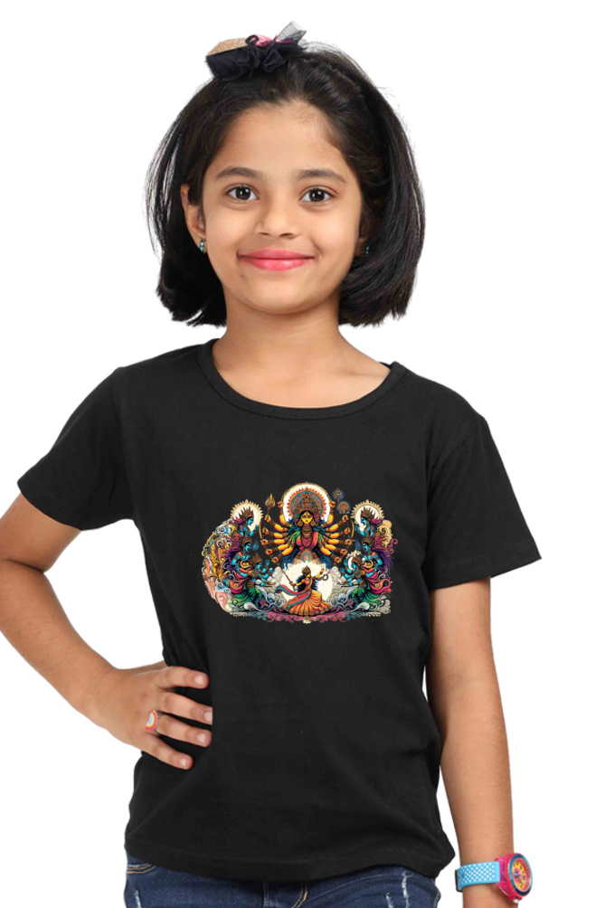 Durga’s Eternal Glory | Girls - Blooming Yellow