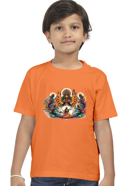 Durga’s Eternal Glory | Boys - Blooming Yellow