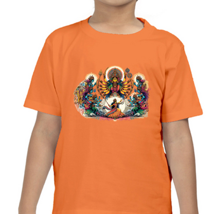 Durga’s Eternal Glory | Boys - Blooming Yellow