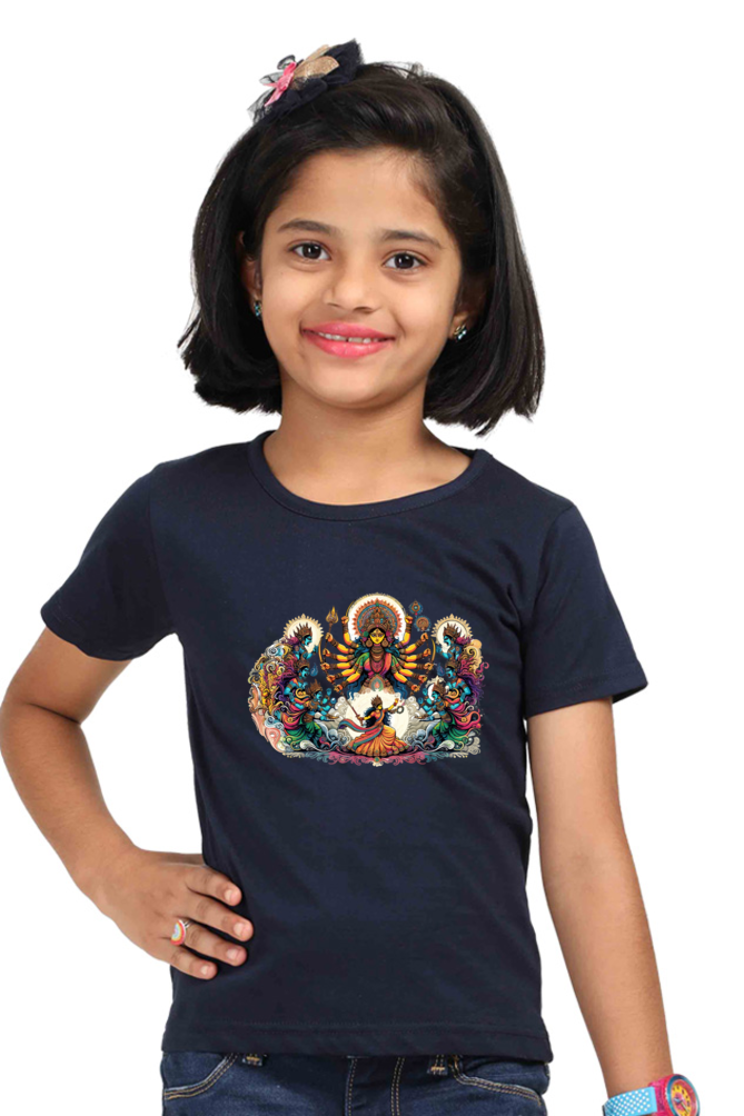 Durga’s Eternal Glory | Girls - Blooming Yellow