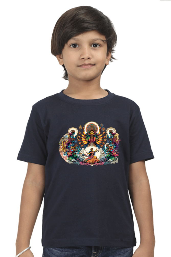 Durga’s Eternal Glory | Boys - Blooming Yellow