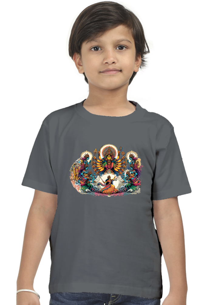 Durga’s Eternal Glory | Boys - Blooming Yellow