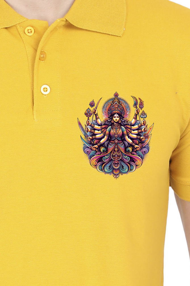 Fierce Goddess | Men's polo - Blooming Yellow