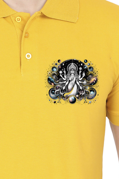 Strength of the Goddess | Men's polo - Blooming Yellow