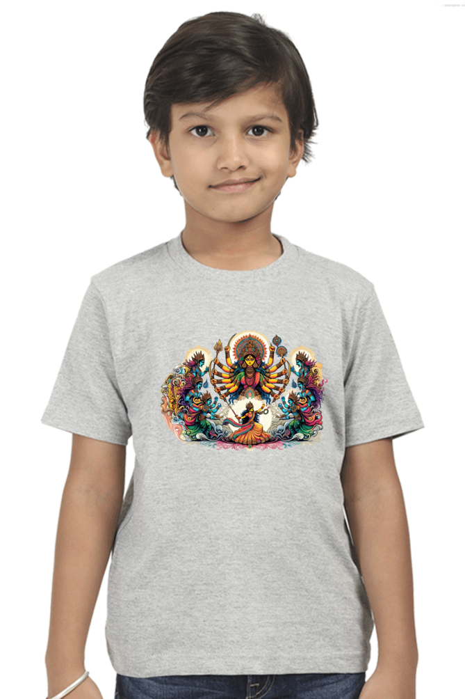 Durga’s Eternal Glory | Boys - Blooming Yellow