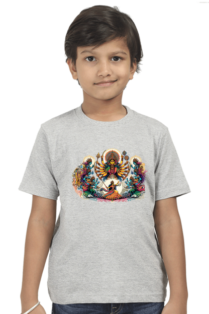 Durga’s Eternal Glory | Boys - Blooming Yellow